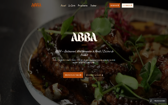 Site Abba Ristorante
